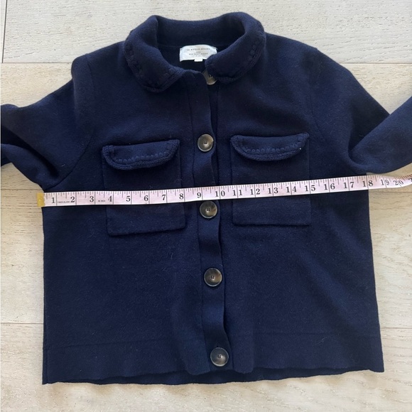 Sezane  Betty cardigan sweater  navy M - Picture 5 of 7